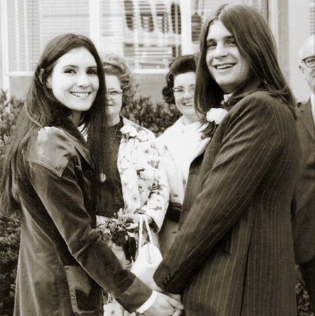 Thelma Riley with her former husband Ozzy Osbourne. 